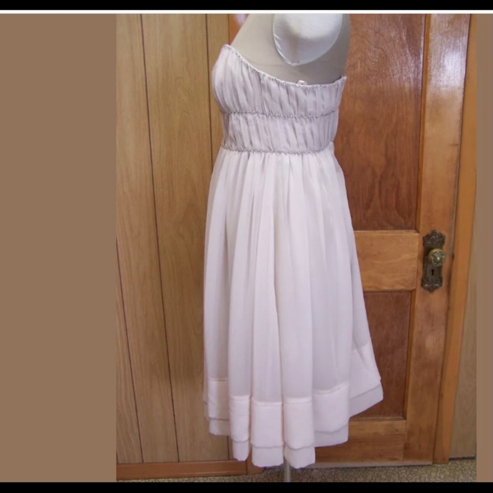 H&M Champagne blush cocktail  dress size 8